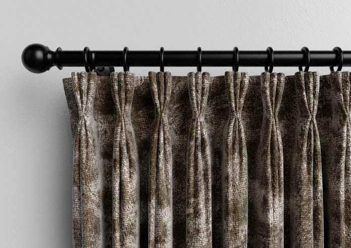 Cyrus Crushed Velvet, Latte - Made to Measure Curtains - Image 11